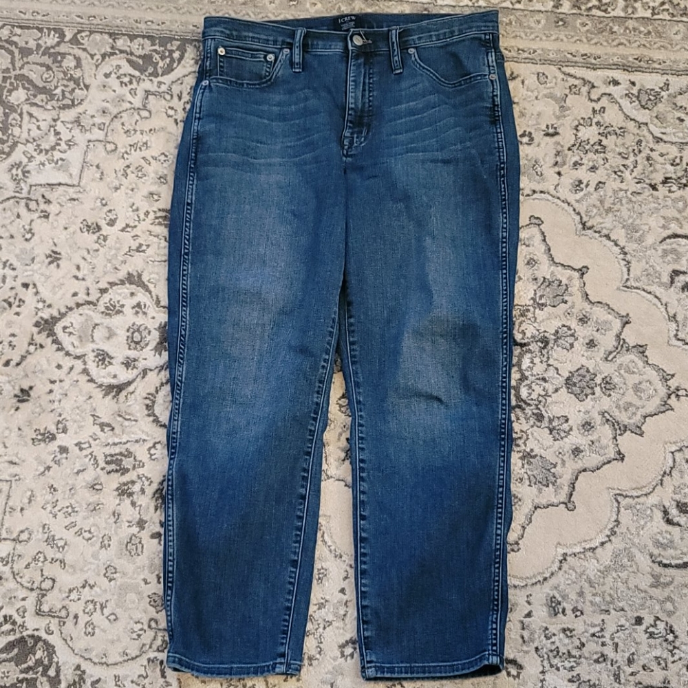J Crew High Rise Vintage Straight Jeans Size 30